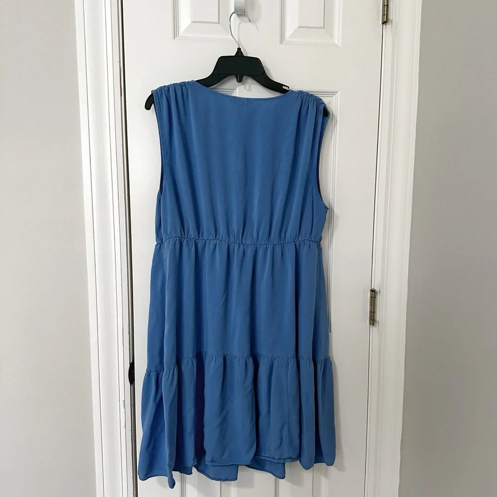H&M Mama lightweight blue maternity dress, size XL - Picture 3 of 6